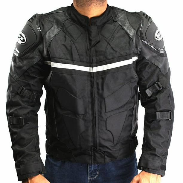 BMW Men Motorcycle Street Racing Motorbike CE Armour Leather Jacket Replica